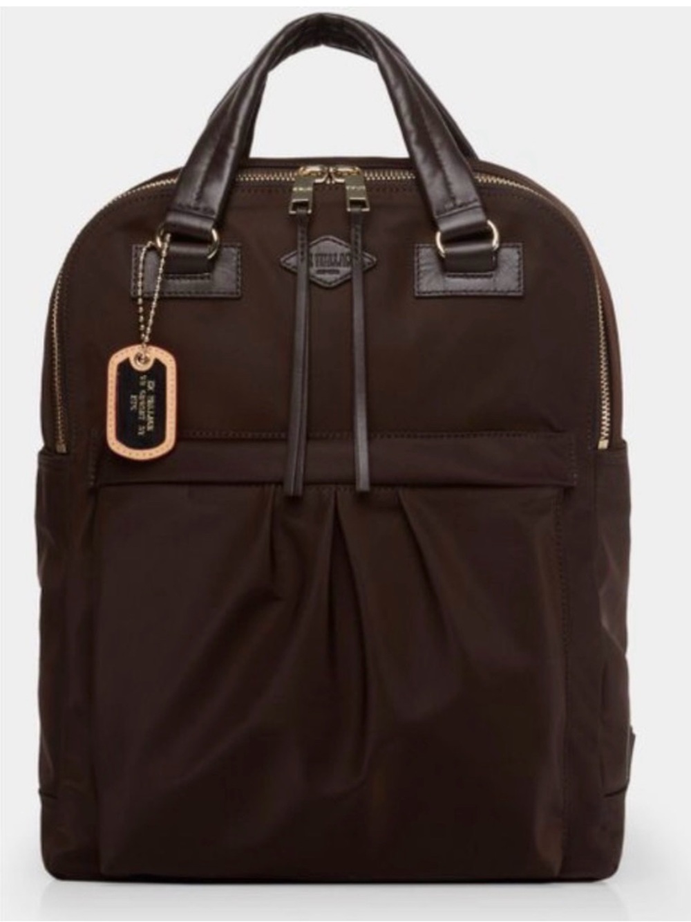 MZ Wallace Jordan Backpack in Dark Chocolate NWOT